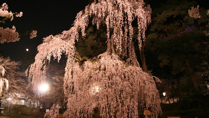 【東北の桜】◆青森・春の風物詩◆弘前さくら祭りに行こう！≪1泊2食付≫